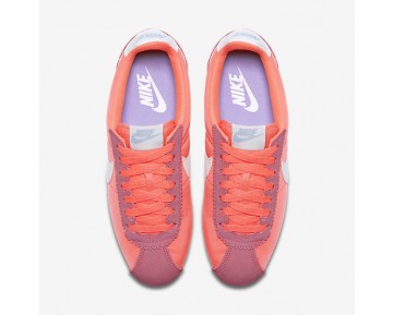 Chaussure Nike Classic Cortez 15 Nylon Pour Femme Lifestyle Rose Coureur/Aluminium/Blanc_NO. 749864-600