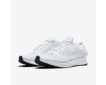 Chaussure Nike Flyknit Racer Pour Femme Lifestyle Blanc/Voile/Platine Pur/Blanc_NO. 526628-100