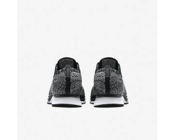 Chaussure Nike Flyknit Racer Pour Femme Lifestyle Noir/Blanc_NO. 526628-012