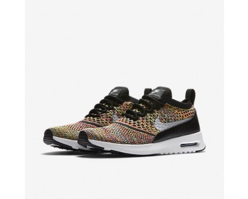 Chaussure Nike Air Max Thea Ultra Flyknit Pour Femme Lifestyle Cramoisi Brillant/Noir/Blanc/Gris Loup_NO. 881175-600