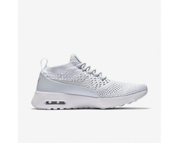 Chaussure Nike Air Max Thea Ultra Flyknit Pour Femme Lifestyle Platine Pur/Blanc/Gris Loup/Platine Pur_NO. 881175-002
