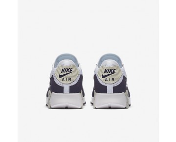 Chaussure Nike Air Max 90 Ultra 2.0 Flyknit Pour Femme Lifestyle Blanc/Violet Dynastie/Beige Clair/Raisin Sec Foncé_NO. 881109-102