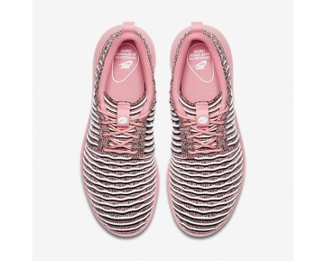 Chaussure Nike Roshe Two Flyknit Pour Femme Lifestyle Melon Brillant/Noir/Blanc_NO. 844929-801