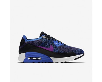 Chaussure Nike Air Max 90 Ultra 2.0 Flyknit Pncl Pour Femme Lifestyle Bleu Coureur/Hyper Violet_NO. 889694-401