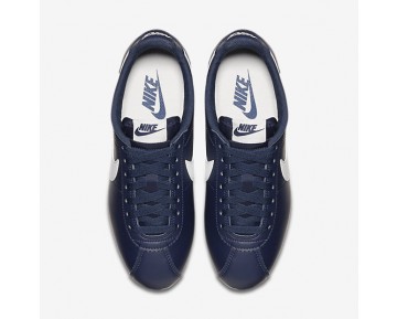 Chaussure Nike Classic Cortez Metallic Pour Femme Lifestyle Bleu Nuit Marine/Blanc/Blanc_NO. 807471-400