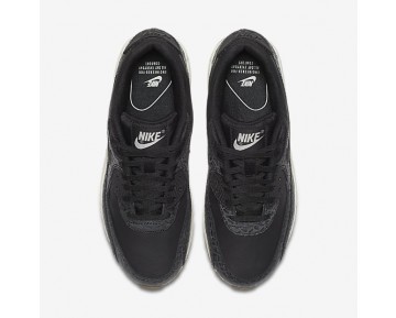 Chaussure Nike Air Max 90 Premium Pour Femme Lifestyle Noir/Voile/Gomme Marron/Noir_NO. 443817-010