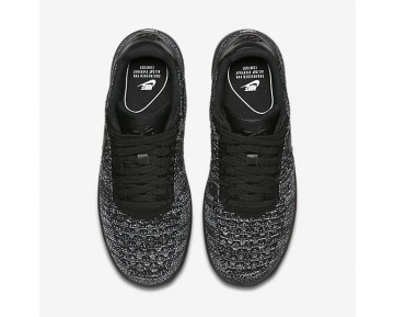 Chaussure Nike Air Force 1 Flyknit Low Pour Femme Lifestyle Noir/Blanc/Noir_NO. 820256-007
