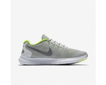 Chaussure Nike Free Rn 2017 Pour Femme Running Gris Loup/Platine Pur/Volt/Gris Froid_NO. 880840-004