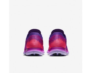 Chaussure Nike Free Rn Flyknit 2017 Pour Femme Running Rose Feu/Hyper Raisin/Rose Coureur/Noir_NO. 880844-600