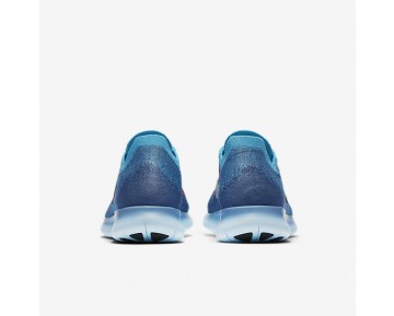 Chaussure Nike Free Rn Flyknit 2017 Pour Femme Running Bleu Toile/Bleu Chlorine/Bleu Lune/Obsidienne Foncée_NO. 880844-400