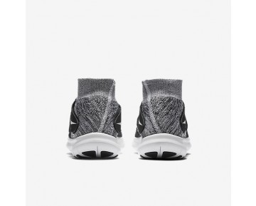 Chaussure Nike Free Rn Motion Flyknit 2017 Pour Femme Running Gris Loup/Noir/Platine Pur/Blanc_NO. 880846-001