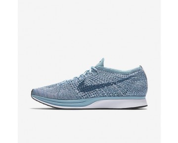 Chaussure Nike Flyknit Racer Pour Femme Running Bleu Mica/Blanc/Bleu Légion_NO. 526628-102