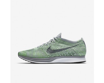 Chaussure Nike Flyknit Racer Pour Femme Running Vert Ombre/Gris Loup/Frappé/Gris Froid_NO. 526628-103