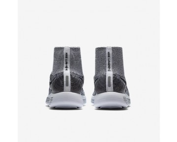 Chaussure Nike Lunarepic Flyknit Pour Femme Running Blanc/Noir/Noir_NO. 818677-101