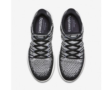 Chaussure Nike Lab Gyakusou Lunarepic Low Flyknit 2 Pour Femme Running Noir/Renard Bleu/Voile_NO. 880287-001