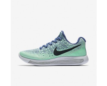 Chaussure Nike Lunarepic Low Flyknit 2 Pour Femme Running Bleu Lune/Vert Vapeur/Vert Phosphorescent/Obsidienne Foncée_NO. 863780-403