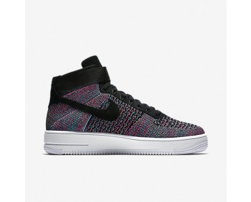Chaussure Nike Air Force 1 Ultra Flyknit Pour Homme Lifestyle Rouge Cocktail/Bleu Rayonnant/Blanc/Noir_NO. 817420-602