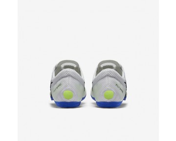 Chaussure Nike Zoom Victory 2 Pour Femme Running Blanc/Bleu Coureur/Noir_NO. 555365-100