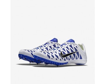 Chaussure Nike Zoom Maxcat 4 Pour Femme Running Blanc/Bleu Coureur/Noir_NO. 549150-100