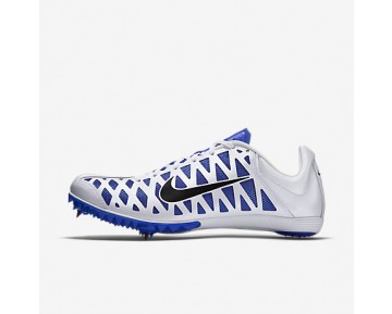 Chaussure Nike Zoom Maxcat 4 Pour Femme Running Blanc/Bleu Coureur/Noir_NO. 549150-100