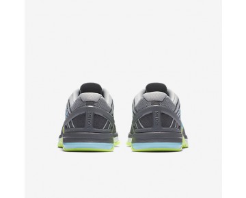 Chaussure Nike Metcon Dsx Flyknit Pour Femme Fitness Et Training Gris Foncé/Vert Ombre/Gris Loup/Bleu Polarisé_NO. 849809-004