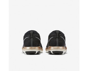 Chaussure Nike Free Transform Flyknit Pour Femme Fitness Et Training Noir/Bronze Rouge Métallique/Blanc Sommet/Gris Froid_NO. 833410-005
