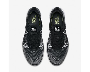 Chaussure Nike Free Tr 5 Flyknit Pour Femme Fitness Et Training Noir/Blanc/Volt/Noir_NO. 718785-004