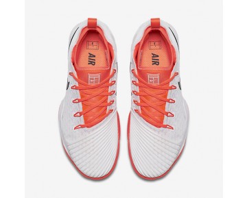 Chaussure Nike Court Air Zoom Ultra React Pour Femme Tennis Blanc/Hyper Orange/Noir_NO. 859718-100