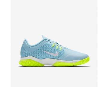 Chaussure Nike Court Air Zoom Ultra Clay Pour Femme Tennis Bleu Calme/Bleu Polarisé/Volt/Blanc_NO. 845047-400