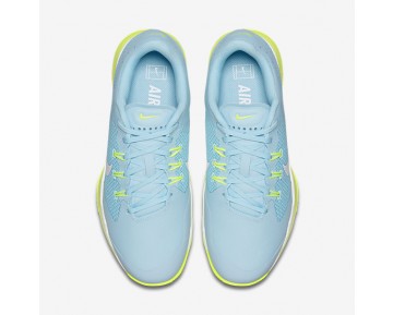 Chaussure Nike Court Air Zoom Ultra Clay Pour Femme Tennis Bleu Calme/Bleu Polarisé/Volt/Blanc_NO. 845047-400