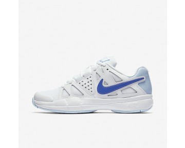 Chaussure Nike Court Air Vapor Advantage Pour Femme Tennis Blanc/Bleu Glacé/Bleu Comète_NO. 599364-109