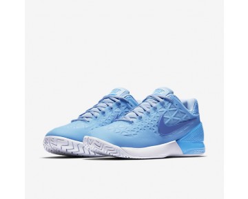 Chaussure Nike Court Zoom Cage 2 Clay Pour Femme Tennis Bleu Glacé/Bleu Université/Blanc/Bleu Comète_NO. 844963-402