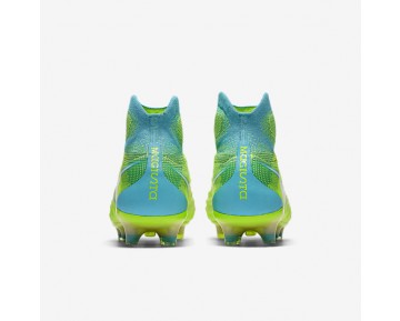 Chaussure Nike Magista Obra Ii Fg Pour Femme Football Volt/Jaune Pâle Électrique/Bleu Chlorine/Blanc_NO. 844205-717