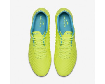 Chaussure Nike Magista Opus Ii Fg Pour Femme Football Volt/Jaune Pâle Électrique/Bleu Chlorine/Blanc_NO. 844218-717