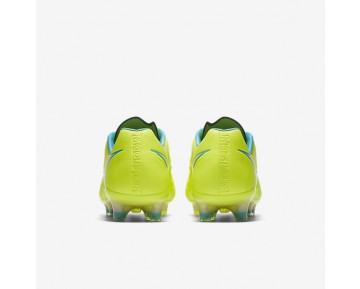 Chaussure Nike Magista Opus Ii Fg Pour Femme Football Volt/Jaune Pâle Électrique/Bleu Chlorine/Blanc_NO. 844218-717