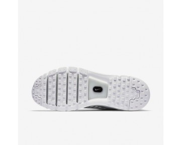 Chaussure Nike Air Max More Pour Homme Lifestyle Blanc/Noir/Argent Métallique_NO. 898013-100
