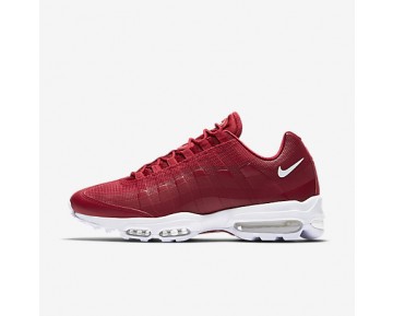 Chaussure Nike Air Max 95 Ultra Essential Pour Homme Lifestyle Rouge Sportif/Blanc/Blanc_NO. 857910-600