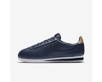 Chaussure Nike Classic Cortez Leather Se Pour Homme Lifestyle Bleu Nuit Marine/Noir/Brun Vachette/Bleu Nuit Marine_NO. 861535-400