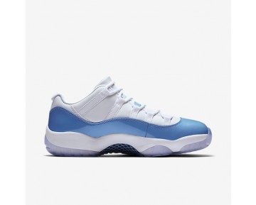 Chaussure Nike Jordan 11 Retro Low Pour Homme Lifestyle Blanc/Bleu Université_NO. 528895-106
