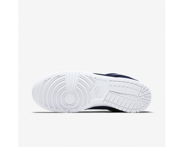 Chaussure Nike Dunk Retro Low Pour Homme Lifestyle Bleu Binaire/Blanc/Bleu Binaire_NO. 896176-400