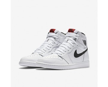 Chaussure Nike Jordan 1 Retro High Og Pour Homme Lifestyle Blanc/Blanc/Noir_NO. 555088-102