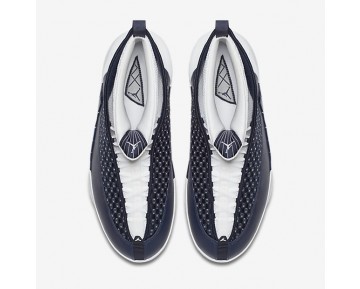 Chaussure Nike Air Jordan 15 Retro Pour Homme Lifestyle Obsidienne/Argent Métallique/Blanc_NO. 881429-400
