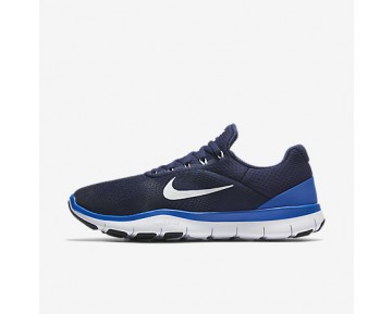 Chaussure Nike Free Trainer V7 Pour Homme Lifestyle Bleu Binaire/Hyper Cobalt/Noir/Blanc_NO. 898053-400