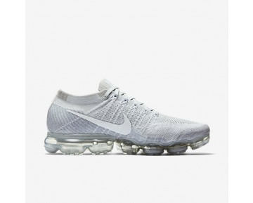 Chaussure Nike Air Vapormax Flyknit Pour Homme Lifestyle Platine Pur/Gris Loup/Blanc_NO. 849558-004
