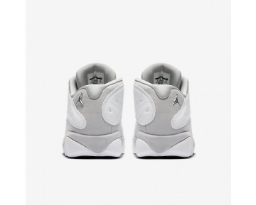 Chaussure Nike Air Jordan 13 Retro Low Pour Homme Lifestyle Blanc/Platine Pur/Argent Métallique/Argent Métallique_NO. 310810-100