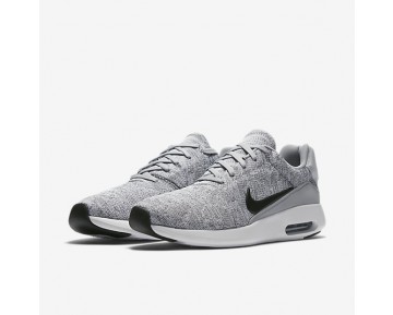 Chaussure Nike Air Max Modern Flyknit Pour Homme Lifestyle Gris Loup/Blanc/Noir_NO. 876066-001