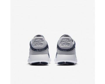 Chaussure Nike Air Max Modern Flyknit Pour Homme Lifestyle Bleu Marine Collège/Gris Loup/Blanc_NO. 876066-400