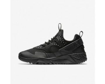 Chaussure Nike Air Huarache Utility Pour Homme Lifestyle Noir/Noir/Noir_NO. 806807-004