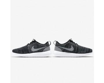 Chaussure Nike Roshe Two Flyknit Pour Homme Lifestyle Noir/Gris Loup/Vert Stade/Blanc_NO. 844833-007