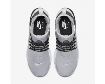 Chaussure Nike Air Presto Mid Utility Pour Homme Lifestyle Gris Loup/Blanc/Noir_NO. 859524-005